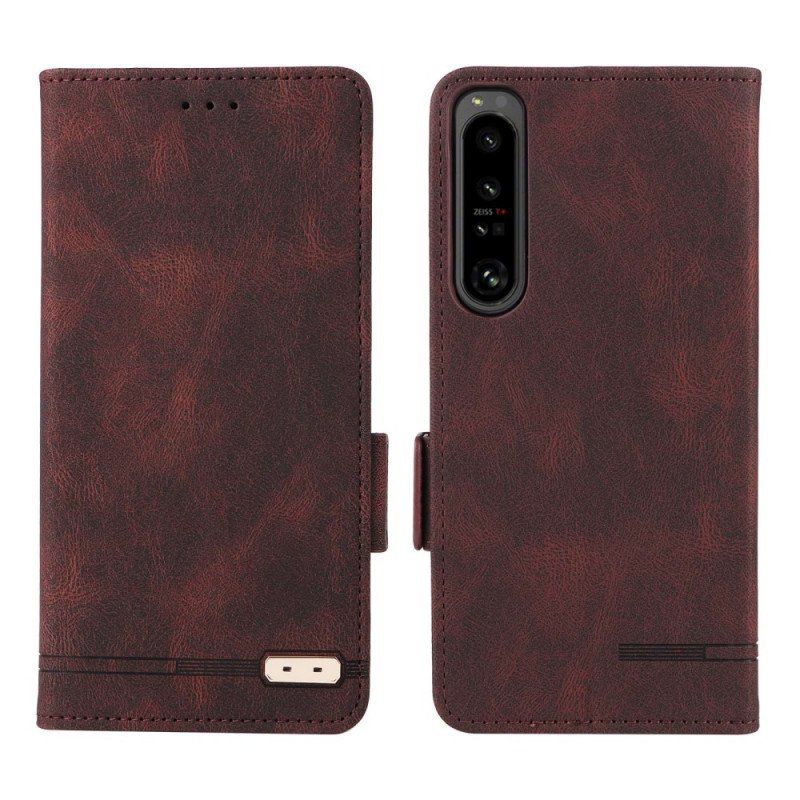 Etui Folio do Sony Xperia 1 IV Luksusowa Finezja