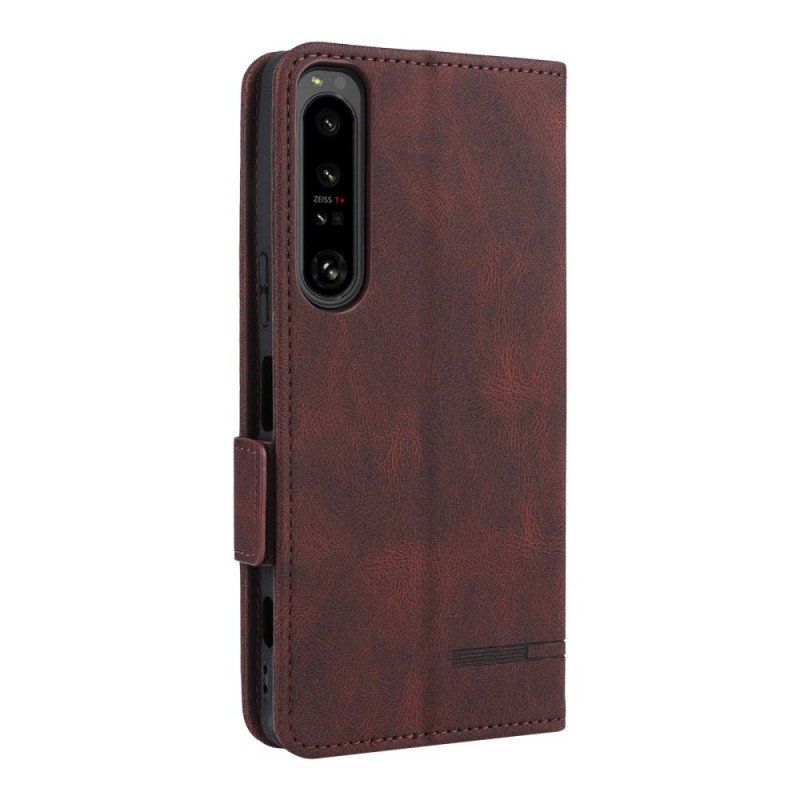 Etui Folio do Sony Xperia 1 IV Luksusowa Finezja