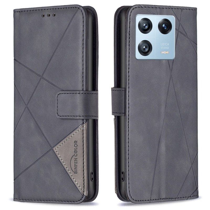 Etui Folio do Xiaomi 13 Pro Binfen Kolor Diamenty