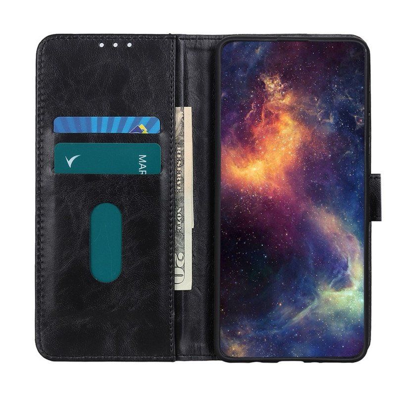 Etui Folio do Xiaomi Redmi Note 11 / 11S Efekt Skóry Żubra