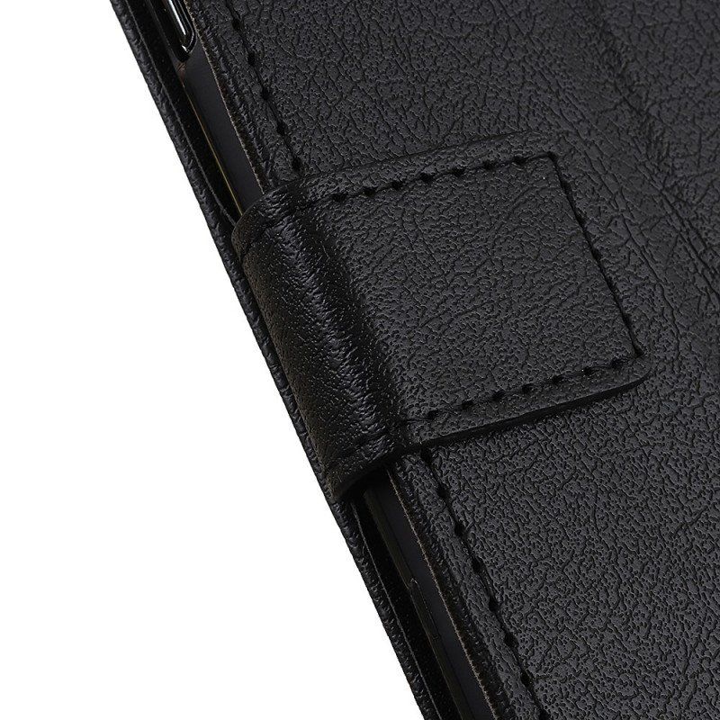 Etui Folio do Xiaomi Redmi Note 11 / 11S Wysokiej Jakości Sztuczna Skóra Liczi