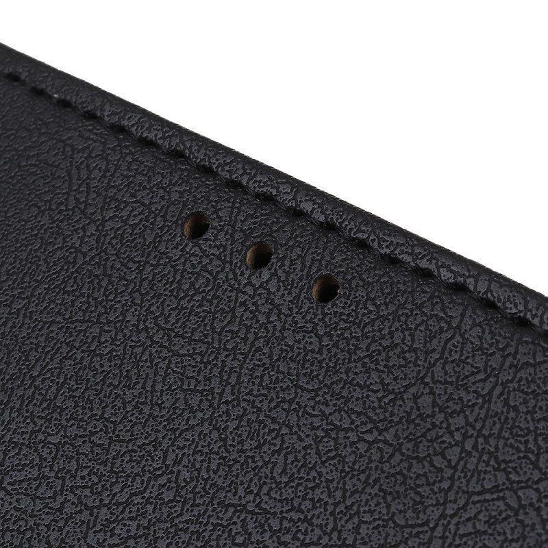 Etui Folio do Xiaomi Redmi Note 11 / 11S Wysokiej Jakości Sztuczna Skóra Liczi