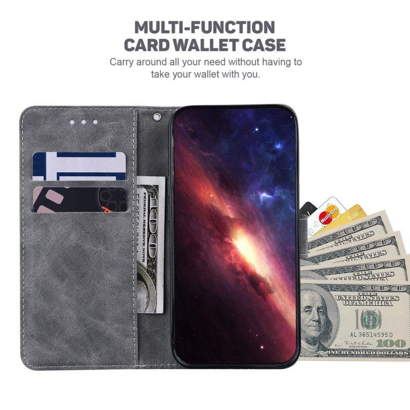 Etui Folio do Xiaomi Redmi Note 11 / 11S z Łańcuch Pasiasty Wzór