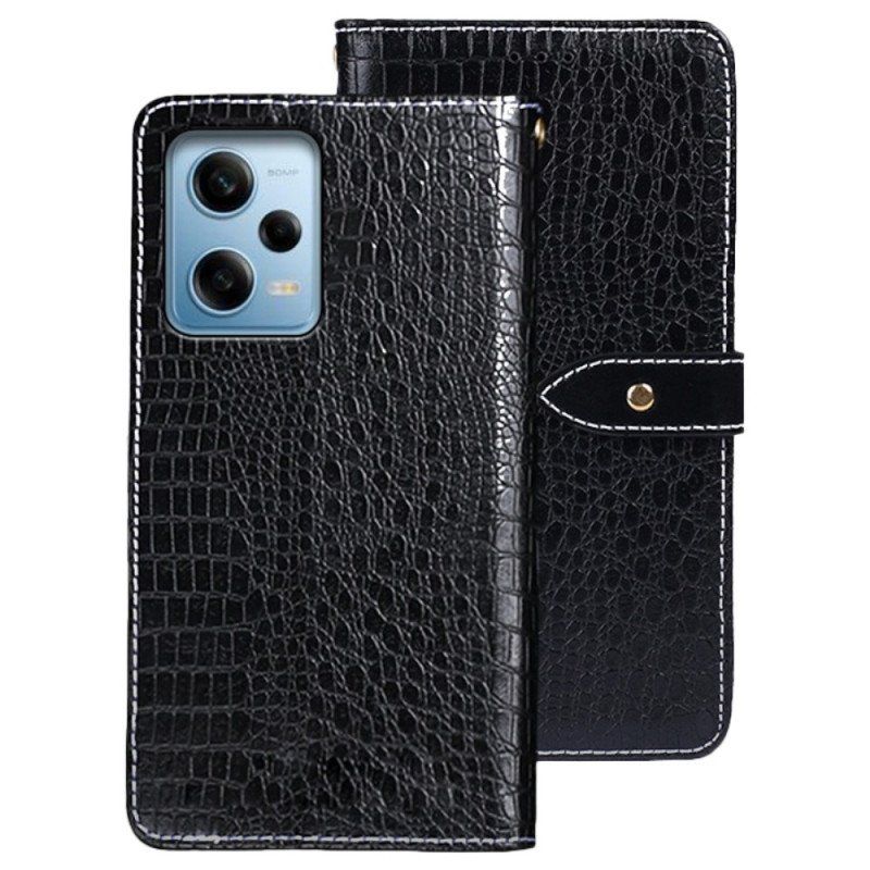 Etui Folio do Xiaomi Redmi Note 12 Pro Krokodyl Idewei