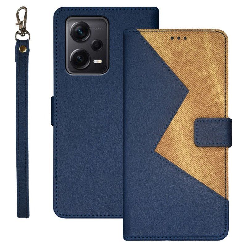 Etui Folio do Xiaomi Redmi Note 12 Pro Plus Dwukolorowy Idewei