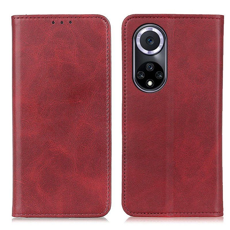 Etui Na Telefon do Honor 50 Etui Folio Elegancka Dwoina Skórzana