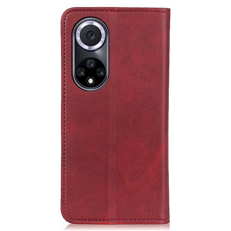 Etui Na Telefon do Honor 50 Etui Folio Elegancka Dwoina Skórzana