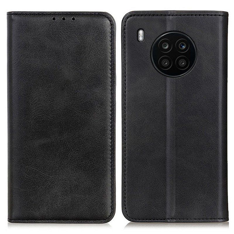 Etui Na Telefon do Honor 50 Lite Etui Folio Elegancka Dwoina Skórzana