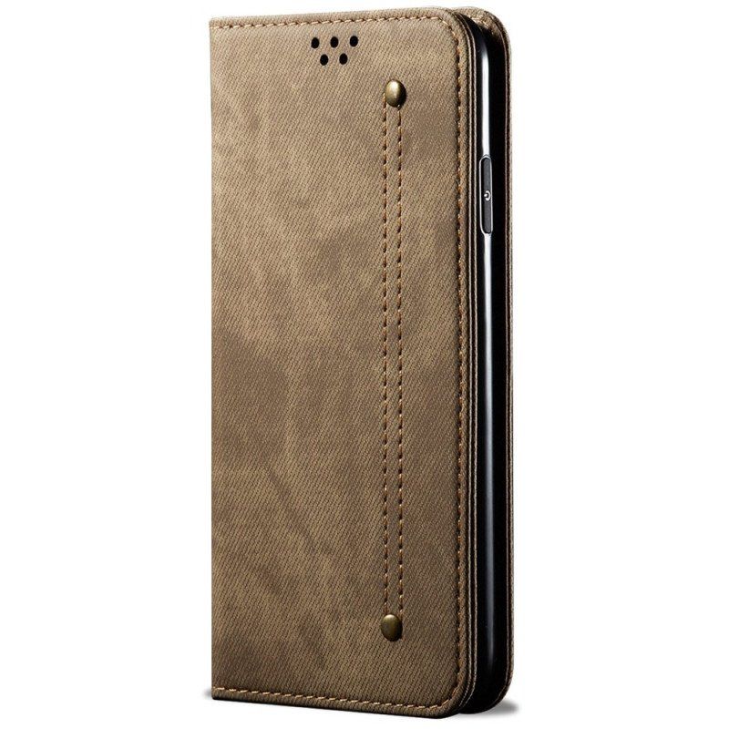 Etui Na Telefon do Honor 70 Etui Folio Dżinsowa Tkanina Ze Wzorem Ściegu