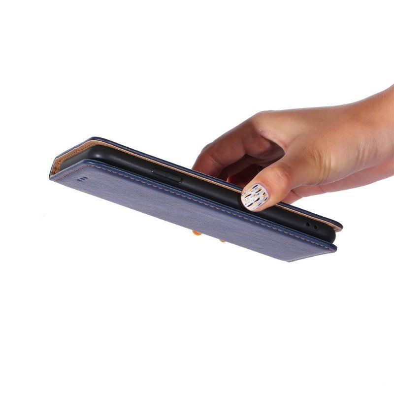 Etui Na Telefon do Honor Magic 4 Lite 5G Etui Folio Stylowe Skórzane Szwy