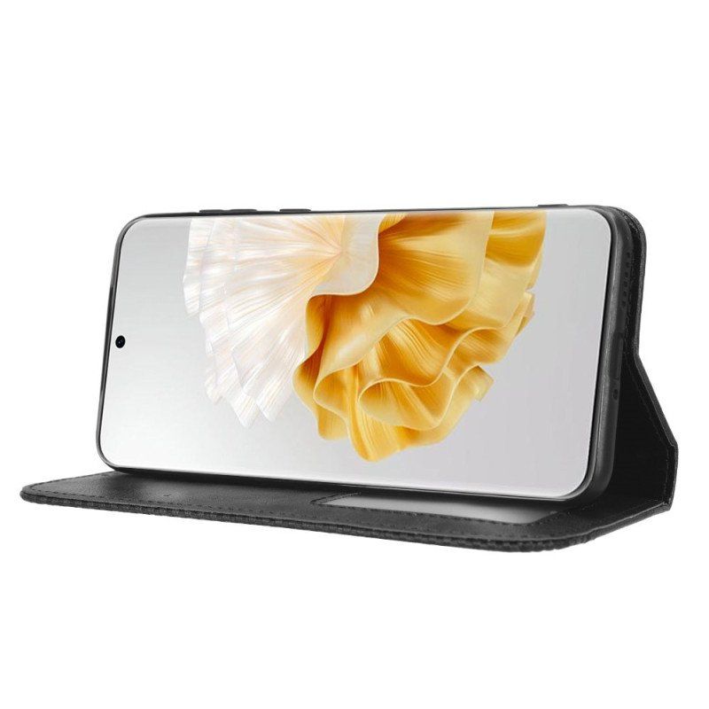 Etui Na Telefon do Huawei P60 Pro Etui Folio Stylizowany Styl Skórzany