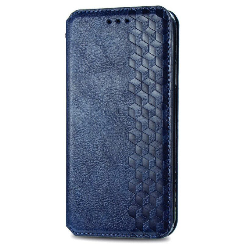 Etui Na Telefon do Moto E40 / E30 / E20 Etui Folio Skórzany Efekt Diamentowej Tekstury