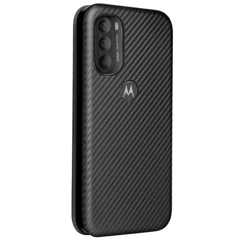 Etui Na Telefon do Moto G71 5G Etui Folio Kolorowy Silikon Węglowy