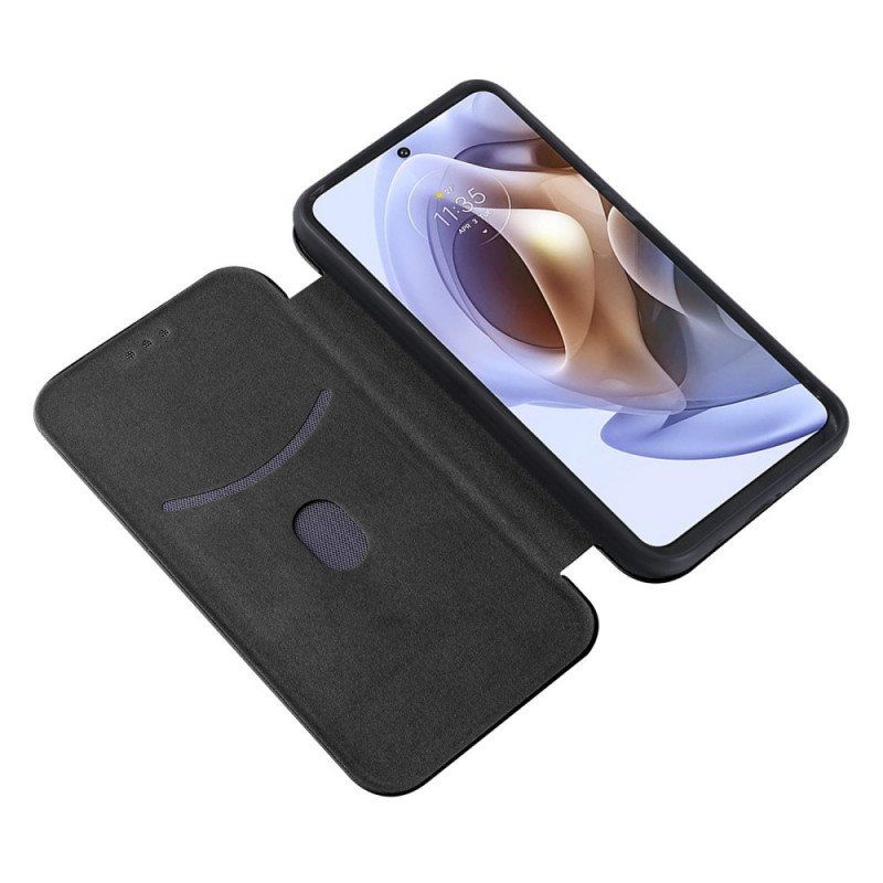 Etui Na Telefon do Moto G71 5G Etui Folio Kolorowy Silikon Węglowy