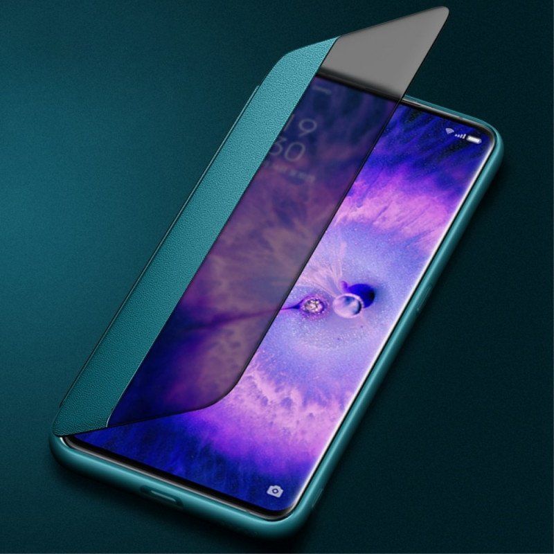 Etui Na Telefon do Oppo Find X5 Pro Sztuczna Skóra