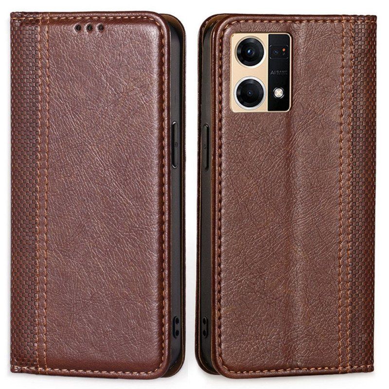 Etui Na Telefon do Oppo Reno 7 Etui Folio Sztuczna Skóra W Stylu Vintage