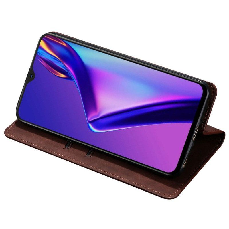 Etui Na Telefon do Oppo Reno 8 Etui Folio Efekt Skóry