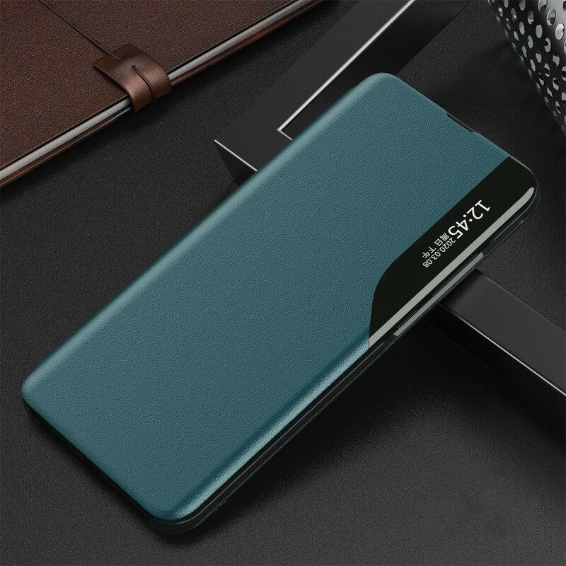 Etui Na Telefon do Poco M3 Pro 5G Teksturowana Sztuczna Skóra