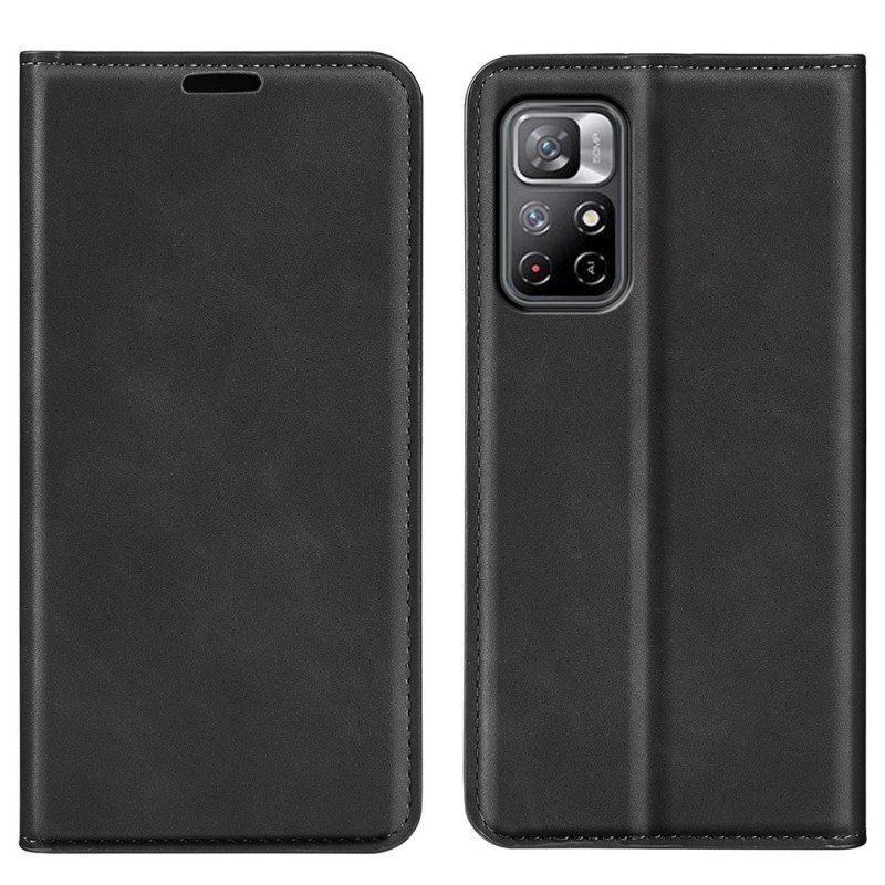 Etui Na Telefon do Poco M4 Pro 5G Etui Folio Dotyk Skóry