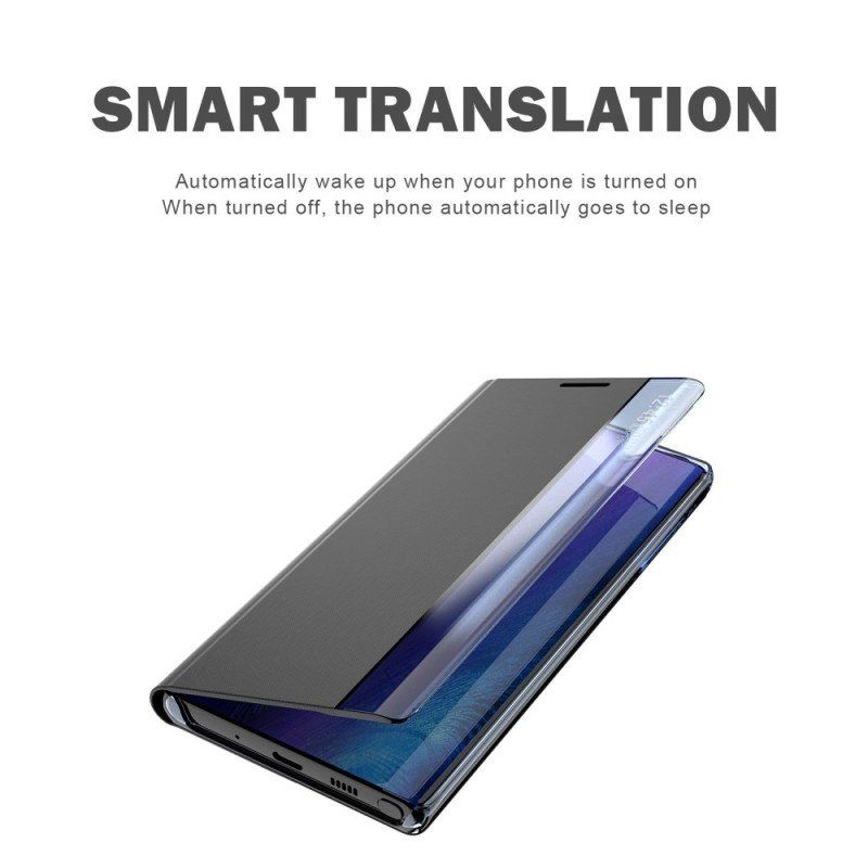 Etui Na Telefon do Poco M4 Pro 5G Teksturowana Sztuczna Skóra