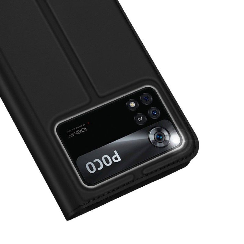 Etui Na Telefon do Poco X4 Pro 5G Etui Folio Skin Pro Dux Ducis