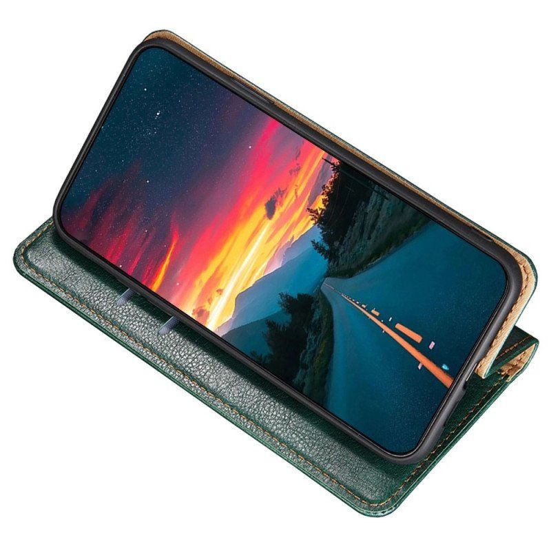 Etui Na Telefon do Poco X5 Pro 5G Etui Folio Przeszycia Ze Sztucznej Skóry