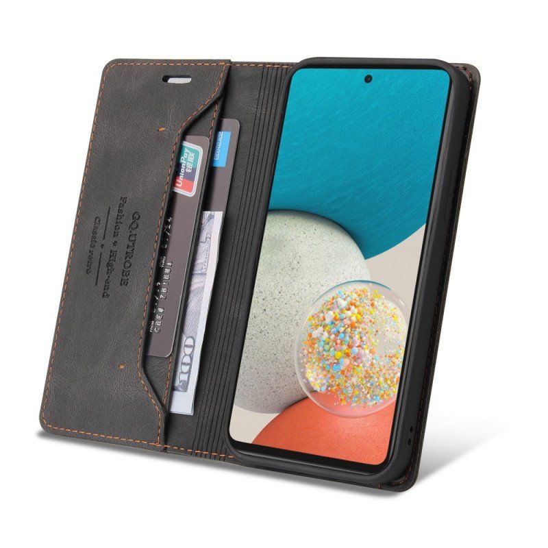 Etui Na Telefon do Samsung Galaxy A53 5G Etui Folio Sztuczna Skóra Gq.utrobe