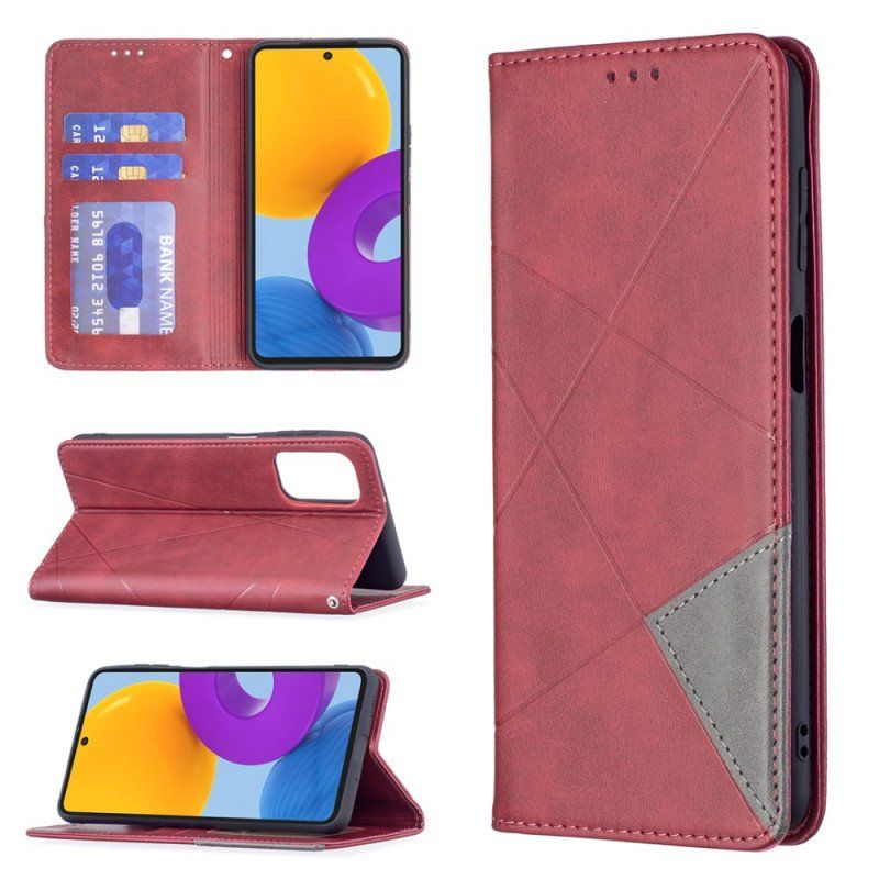 Etui Na Telefon do Samsung Galaxy M52 5G Etui Folio Wzór Ze Sztucznej Skóry