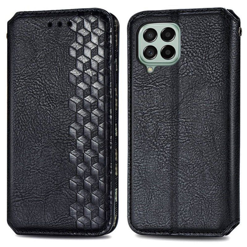 Etui Na Telefon do Samsung Galaxy M53 5G Etui Folio Wzór Z Efektem Skóry