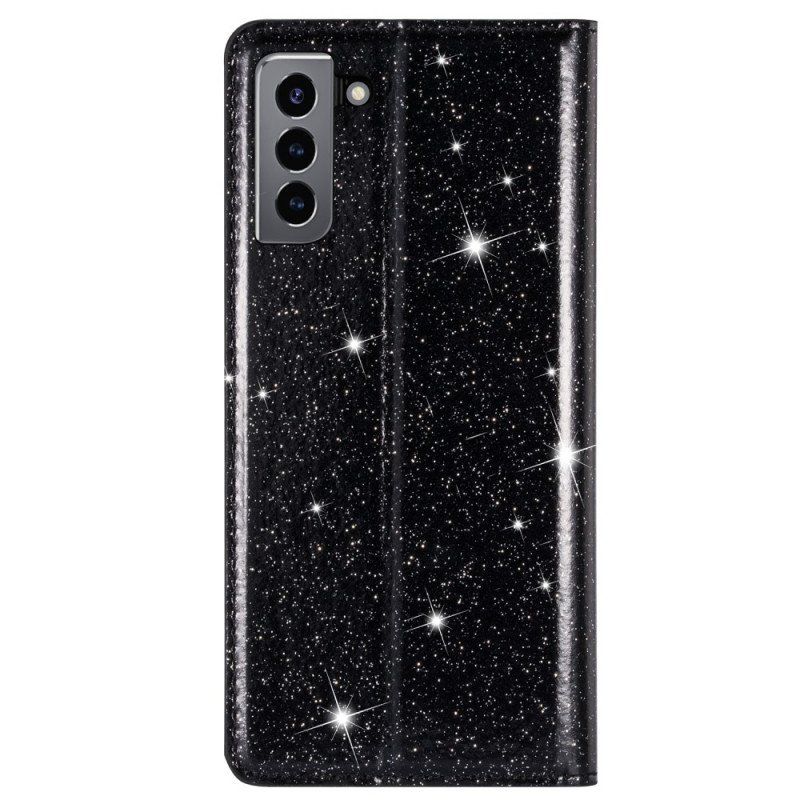 Etui Na Telefon do Samsung Galaxy S22 Plus 5G Etui Folio Cekinowy Styl