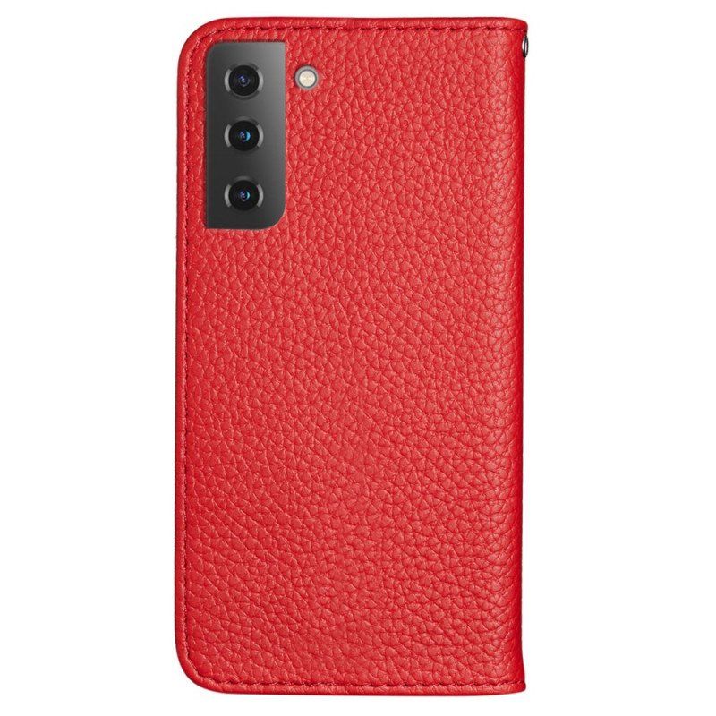 Etui Na Telefon do Samsung Galaxy S22 Plus 5G Etui Folio Liczi Ze Sztucznej Skóry Ultra Szykowny