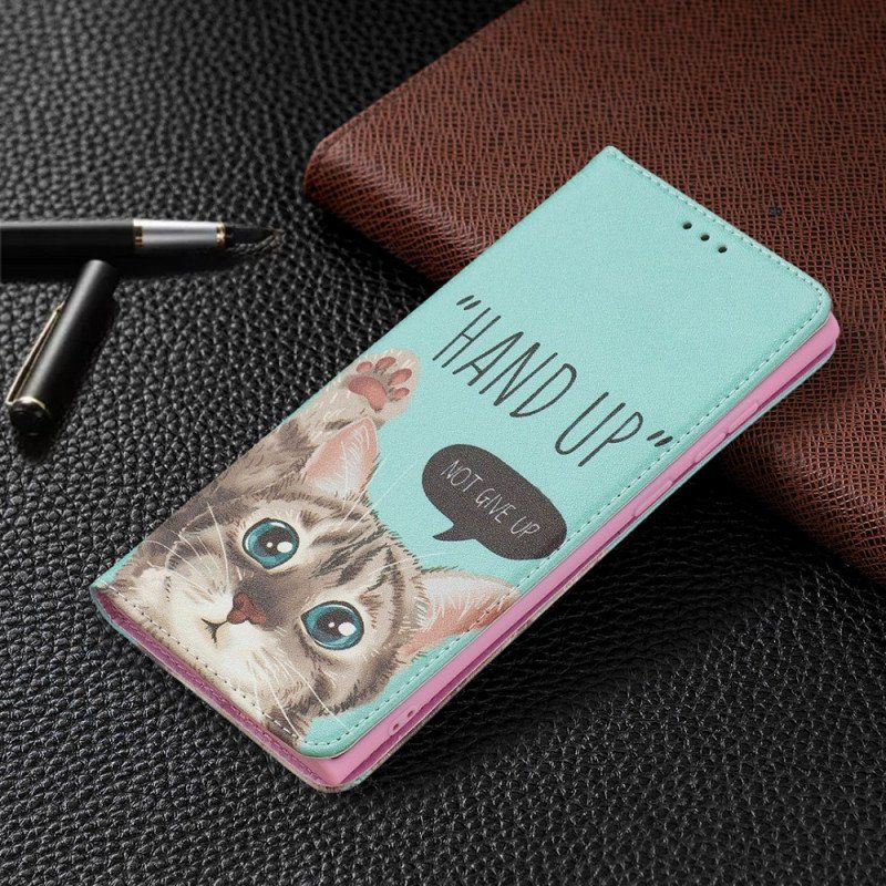 Etui Na Telefon do Samsung Galaxy S22 Ultra 5G Etui Folio Ręka W Górę