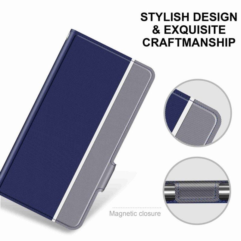 Etui Na Telefon do Sony Xperia 10 IV Etui Folio Dwukolorowy Baiyu
