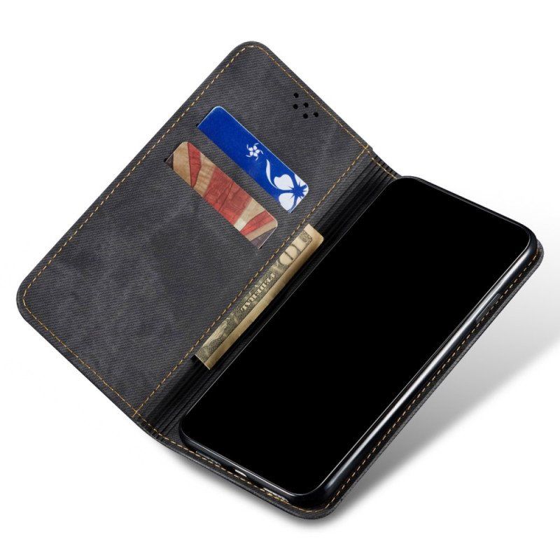 Etui Na Telefon do Xiaomi Redmi Note 11 / 11S Etui Folio Tkanina Dżinsowa