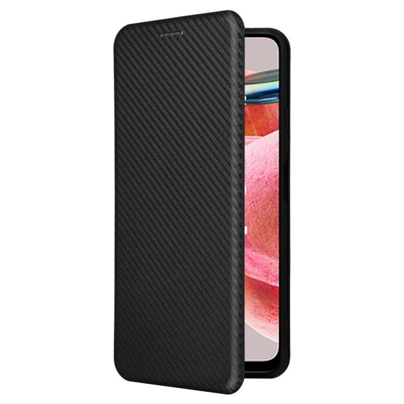 Etui Na Telefon do Xiaomi Redmi Note 12 4G Etui Folio Włókno Węglowe