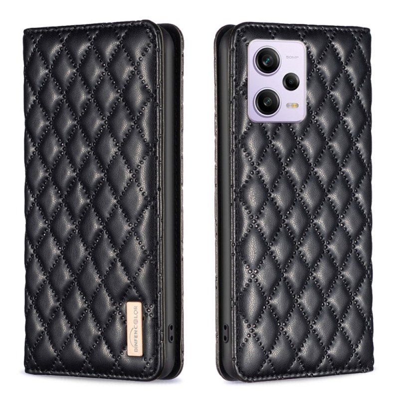 Etui Na Telefon do Xiaomi Redmi Note 12 Pro Etui Folio Pikowany Binfen Kolor