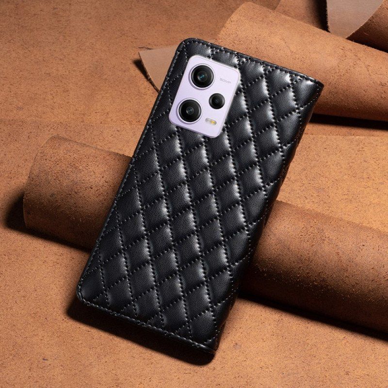 Etui Na Telefon do Xiaomi Redmi Note 12 Pro Etui Folio Pikowany Binfen Kolor