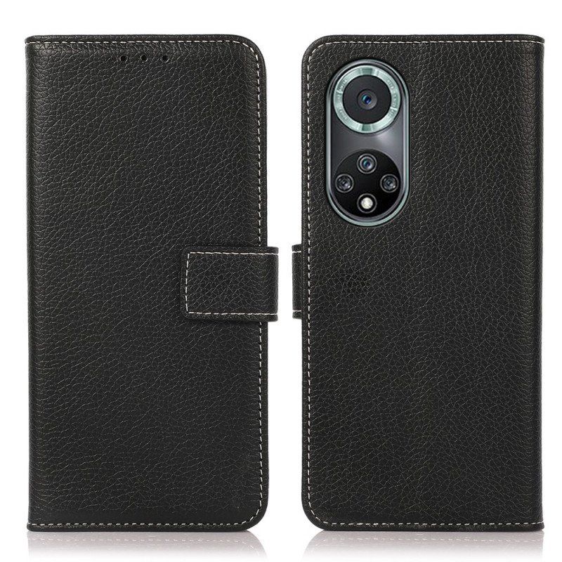 Etui Na Telefon Pokrowce do Honor 50 Pro Odsłonięte Szwy Pro Litchi