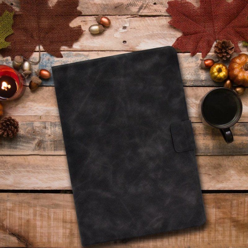 Etui Na Telefon Pokrowce do iPad 10.9" (2022) Klasyczna Sztuczna Skóra