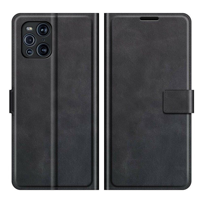 Etui Na Telefon Pokrowce do Oppo Find X3 Pro Smukły Ekstremalny Efekt Skóry