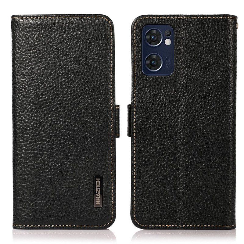 Etui Na Telefon Pokrowce do Oppo Find X5 Lite Skóra Liczi Khazneh Rfid