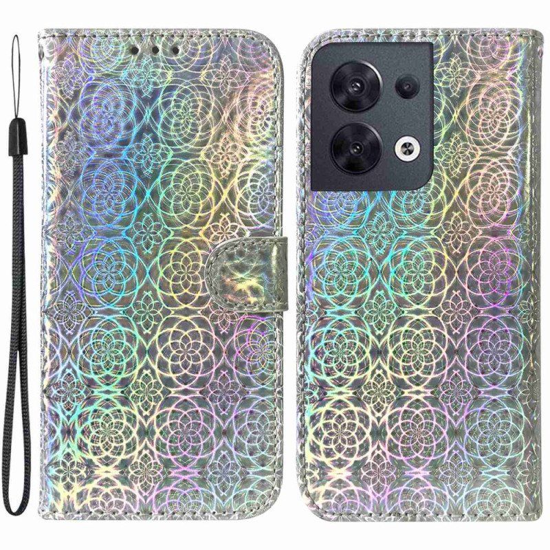 Etui Na Telefon Pokrowce do Oppo Reno 8 Styl Dyskotekowy
