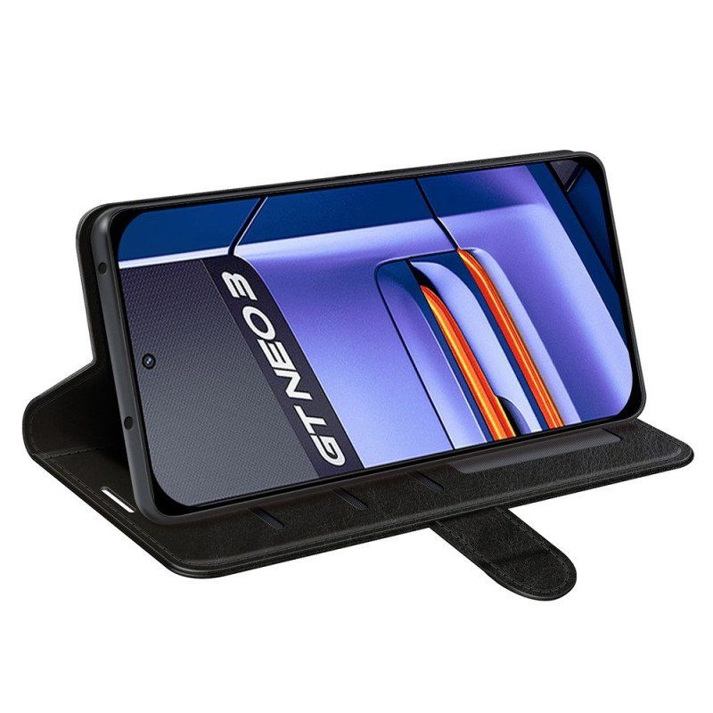 Etui Na Telefon Pokrowce do Realme GT Neo 3 Imitacja Skóry Odporny Na Wstrząsy