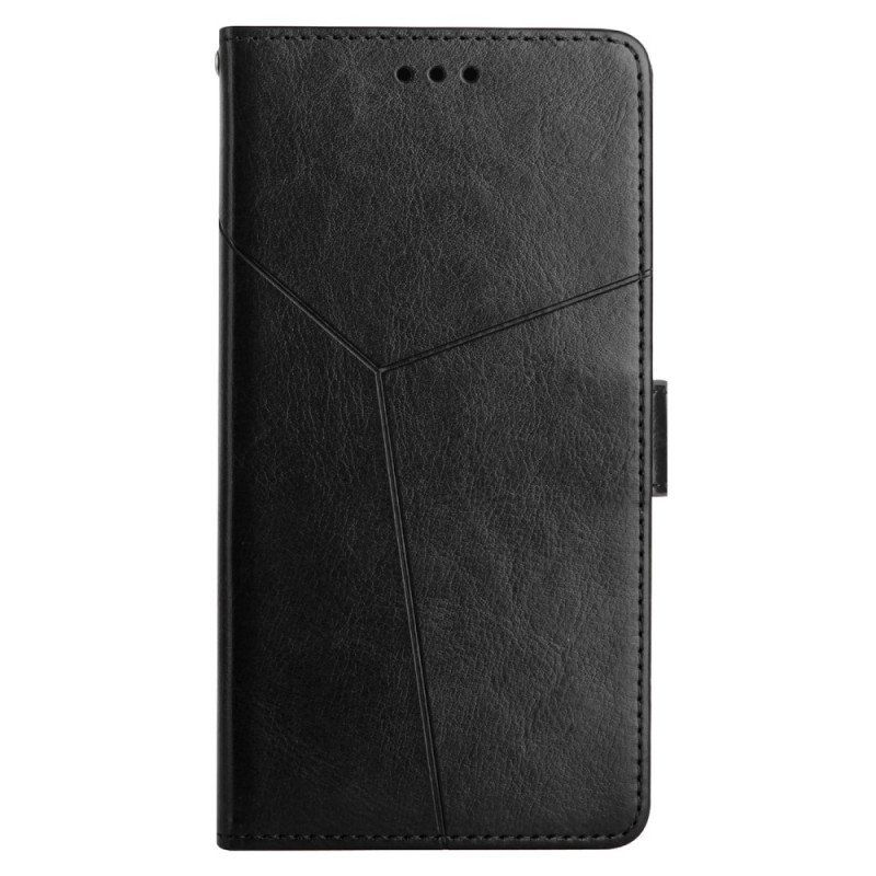 Etui Na Telefon Pokrowce do Samsung Galaxy S23 5G z Łańcuch Projekt Z Paskami Y