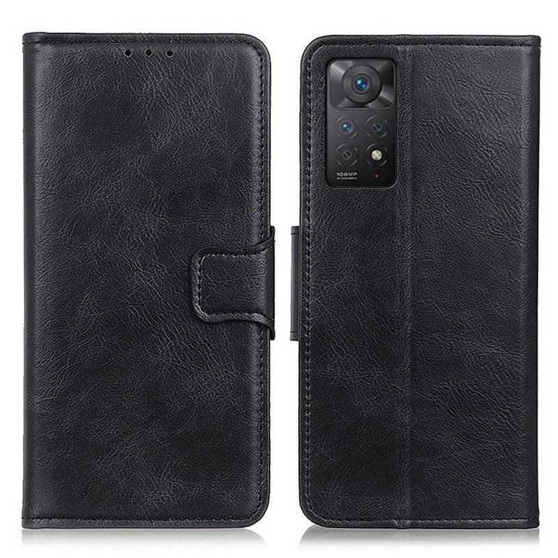 Etui Na Telefon Pokrowce do Xiaomi Redmi Note 11 Pro / 11 Pro 5G Dwustronne Zapięcie Z Efektem Skóry