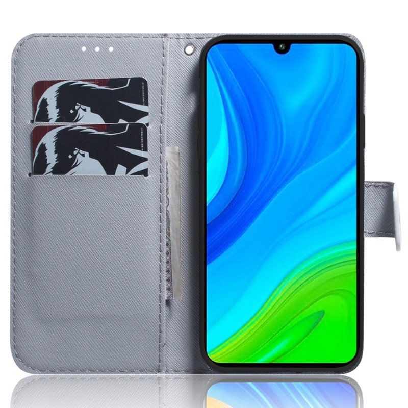 Etui Na Telefon Pokrowce do Xiaomi Redmi Note 12 4G Malowanie Sów