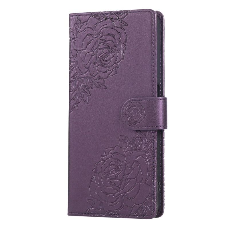 Etui Folio Do Realme 14 5g Koronkowe Kwiaty