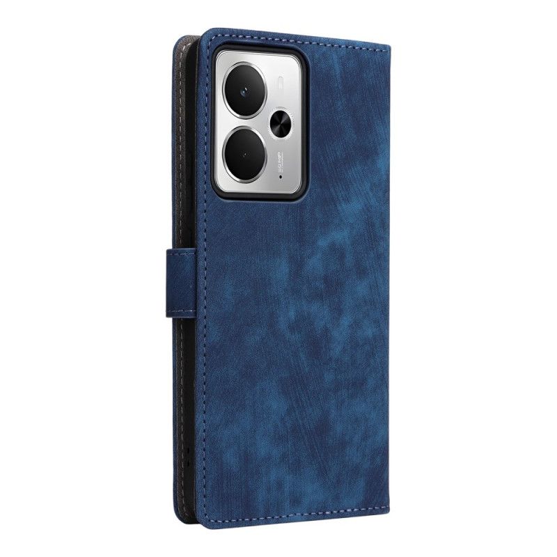 Etui Folio Do Realme 14 5g Ochrona Rfid Efekt Zamszu