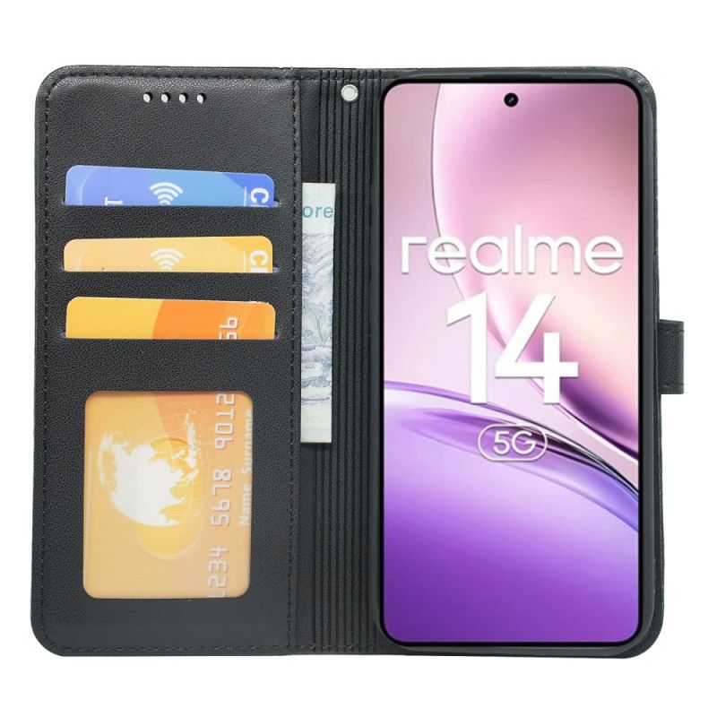 Etui Folio Do Realme 14 5g Odpinany Pasek