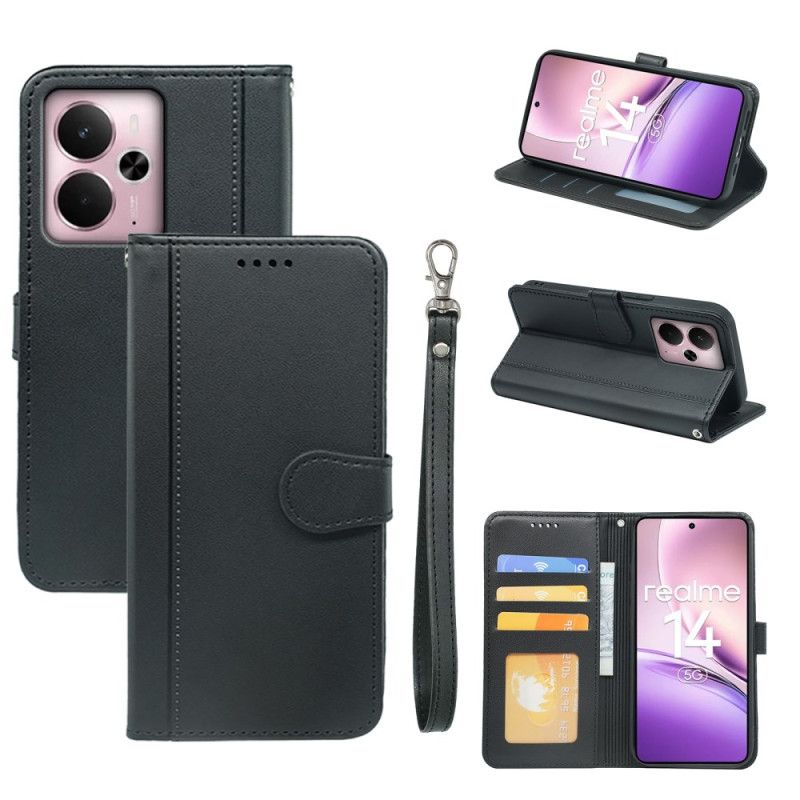 Etui Folio Do Realme 14 5g Odpinany Pasek